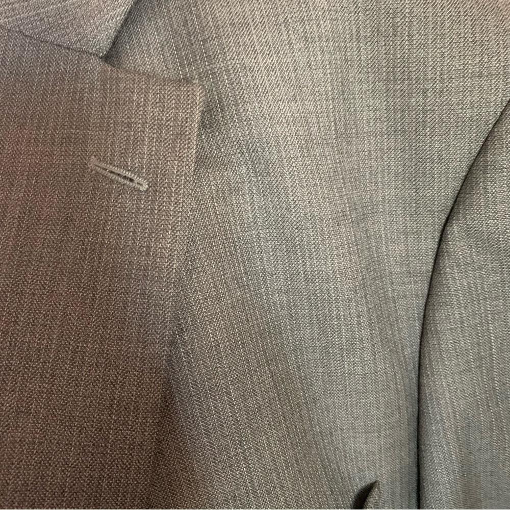 Claiborne Men’s Blazer, Grey, 100% Wool, 50L - Picture 2 of 11